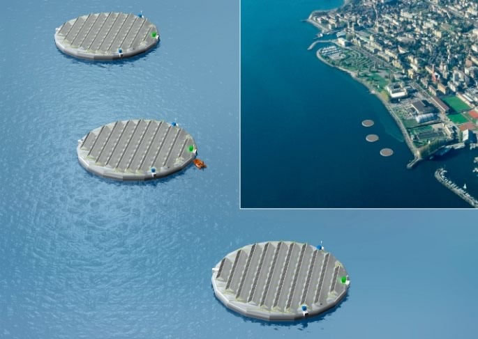 Energy company to test floating solar islands